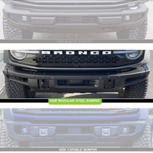 Комплект передних фар 6XL – Ford 2021-Для Bronco; 2022-для Bronco Raptor; ПРИМЕЧАНИЕ: с модульным стальным бампером OEM