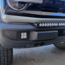 Комплект карманного противотуманного фонаря Squadron Pro – Ford 2019-Для Ranger; 2021-для Bronco ПРИМЕЧАНИЕ: с пластиковым бампером OEM / со встроенным бампером