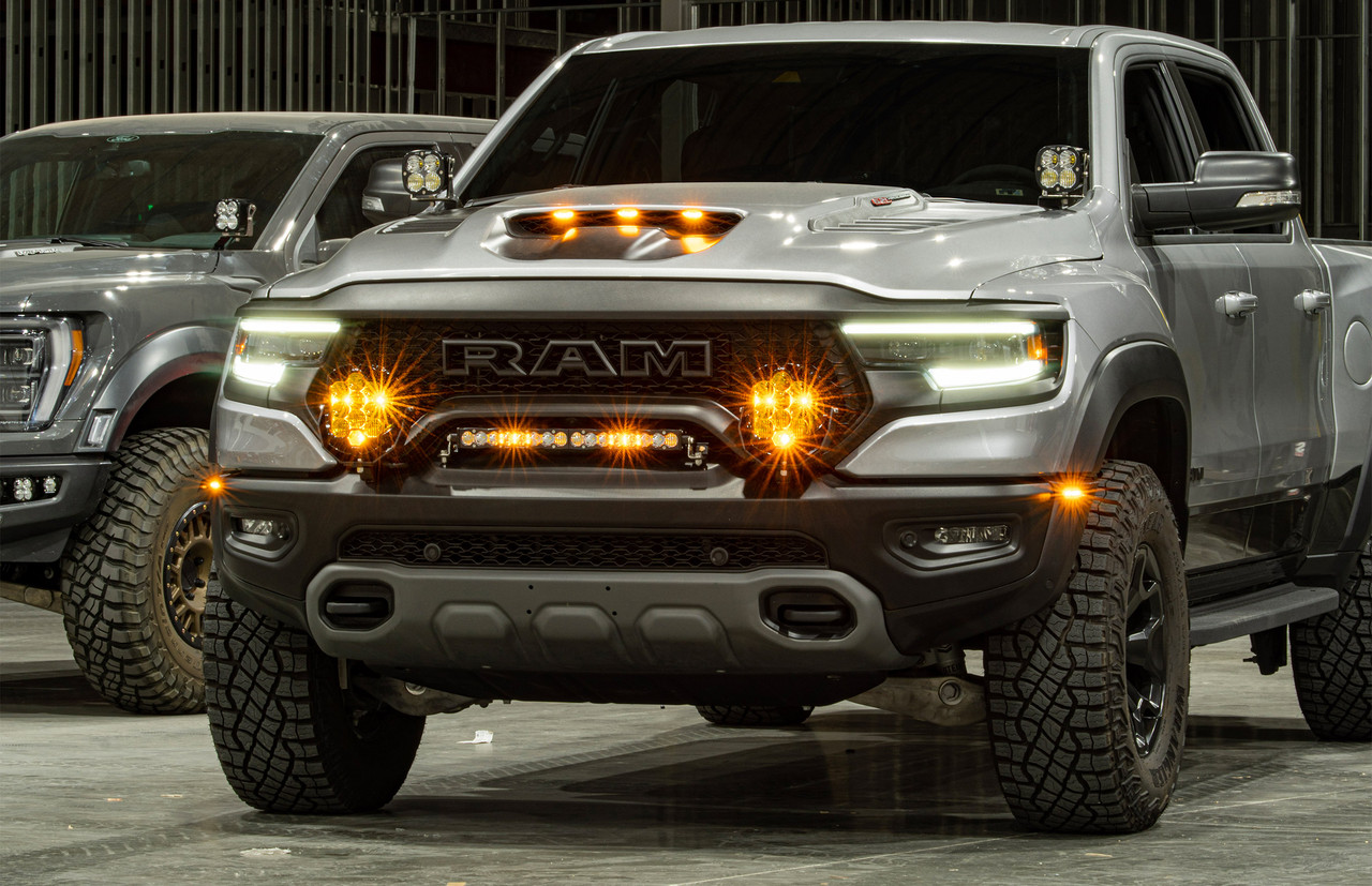 Комплект фонарей RAM XL Sport A-образной формы – RAM 2019-23 1500 Rebel; 2021-23 1500 TRX