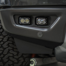 Комплект карманного противотуманного фонаря Ford S2 Pro с двумя фарами – Ford 2021-23 F-150; ПРИМЕЧАНИЕ: Raptor