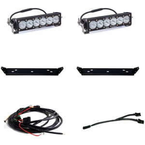 Ford OnX6+ 10-дюймовый двойной комплект фонарей за решеткой радиатора – Ford 2021-23 F-150; ПРИМЕЧАНИЕ: Raptor