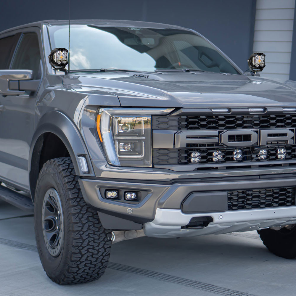 Комплект фонарей передней стойки Ford LP4 Pro – Ford 2021-23 F-150; ПРИМЕЧАНИЕ: Raptor