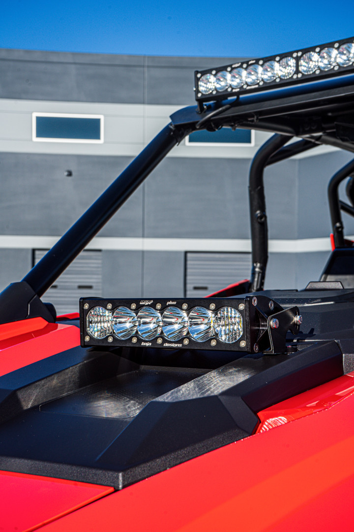 Polaris OnX6 + 10-дюймовый комплект фонарей для крепления на капот – Polaris 2020-24 RZR Pro XP; 2024 RZR Turbo R