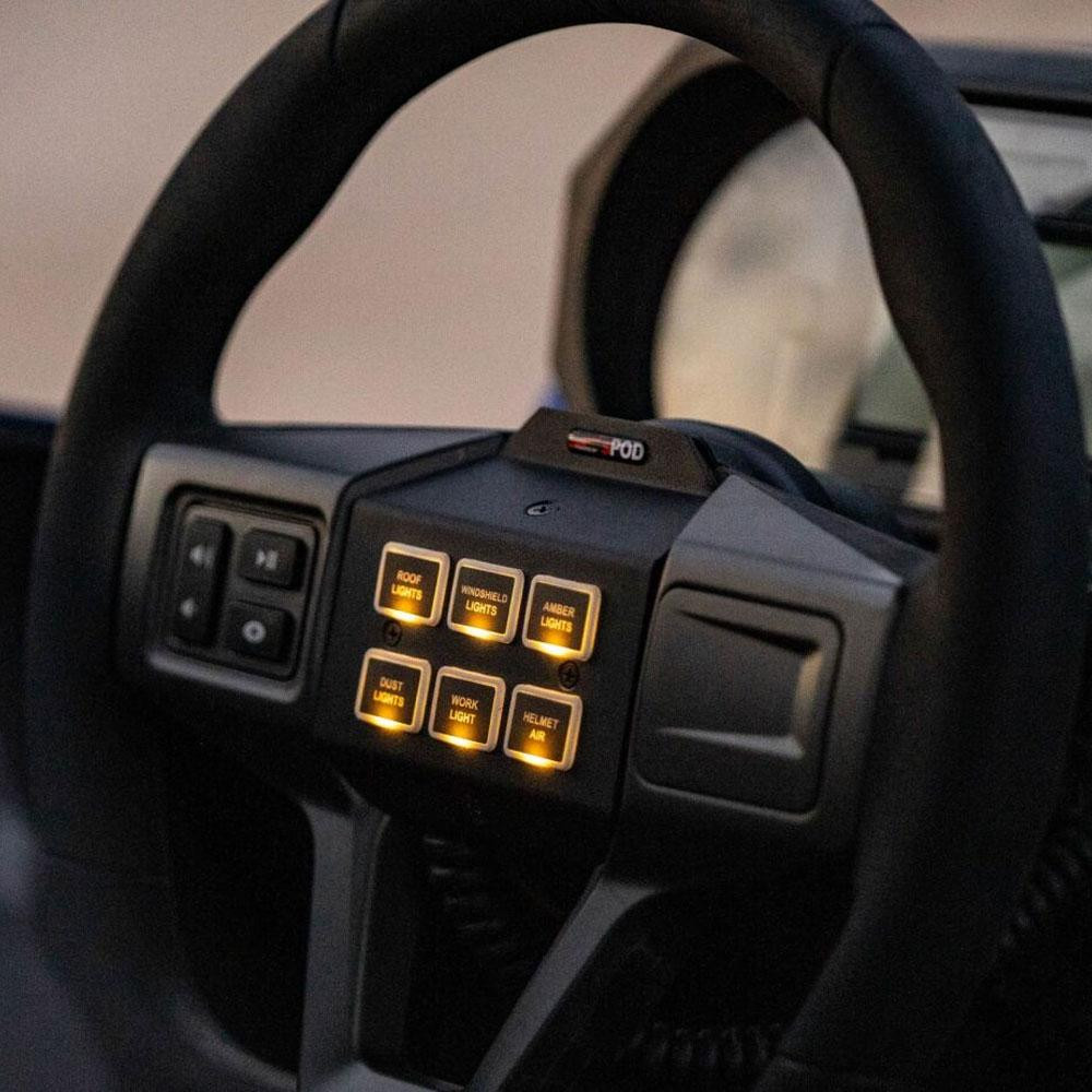 Комплект крепления рулевого колеса SourceLT/Mini6 – Polaris RZR Pro R/Turbo R 2022-2024; Pro XP 2020-2024